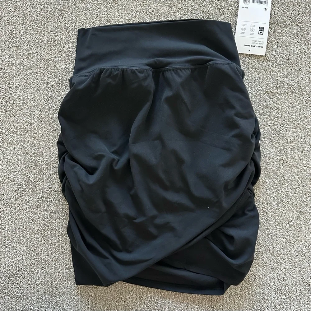Athleta Transcend Skort – Size Small Black NWT Quick Drying + VitaFree Fabric‎